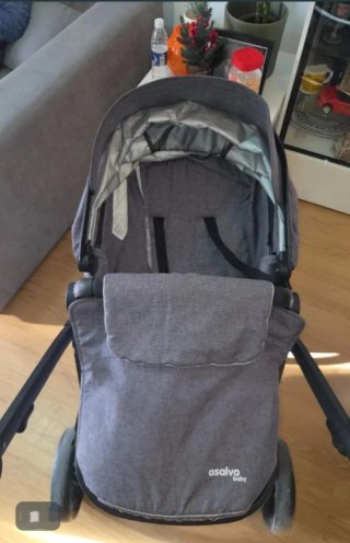 Silla de paseo gris