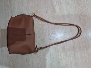 Bolso ZARA Marrón Piel Sintética