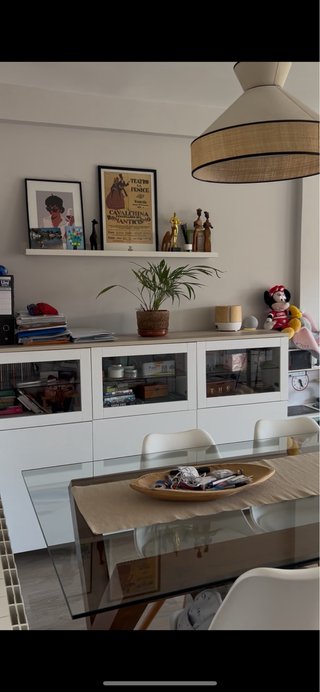 Aparador IKEA Besta Blanco.
