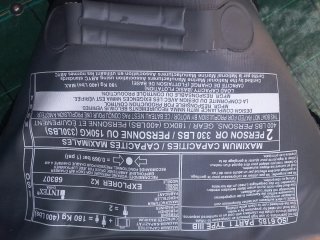 Kayak hinchable Intex Explorer K2 con remos