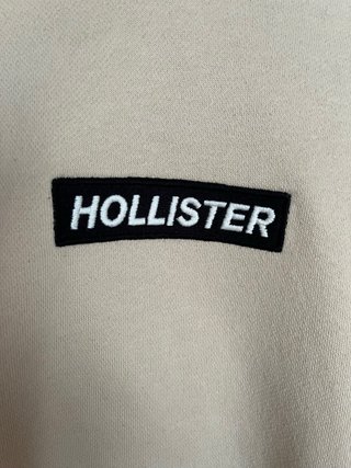Sudadera Hollister Beige Talla M