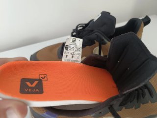 Zapatillas Veja Marrones y Beige