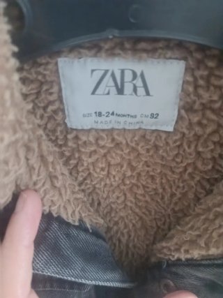 Chaqueta vaquera Zara borreguito