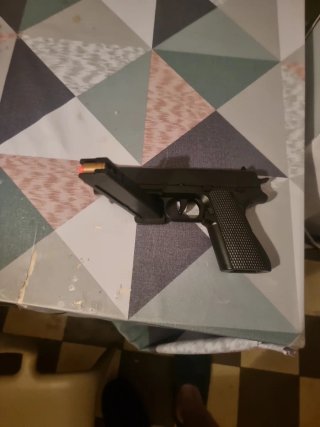 Pistola tipo Nerf