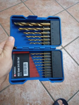 Juego Brocas HSS Parkside PBB 4 B2