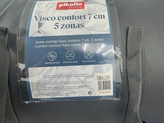 Sobre colchón viscoelástico Picolin 7cm
