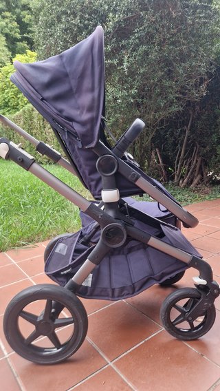 Carrito Bugaboo Fox 3 Silla + Capazo Azul Marino