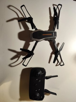 Dron HJRC plegable con mando