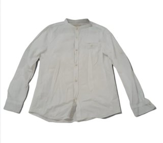 Blusa blanca manga larga