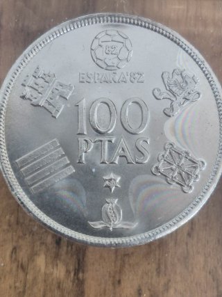 Monedas Mundial Fútbol España 82