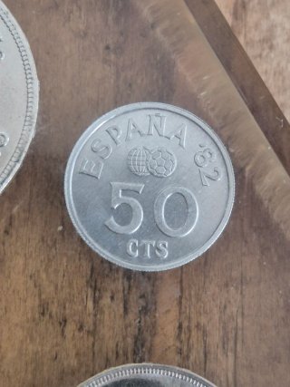 Monedas Mundial Fútbol España 82