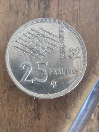 Monedas Mundial Fútbol España 82