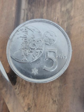 Monedas Mundial Fútbol España 82
