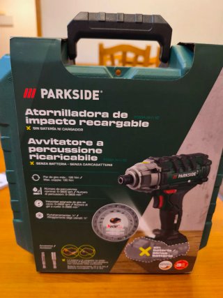 Atornilladora Impacto Parkside 20V + Batería