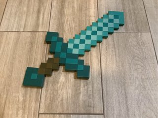 Espada Minecraft Diamante Plástico