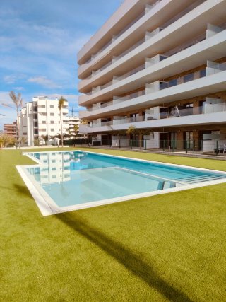 Piso vacacional con piscina