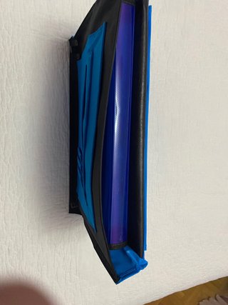 Maletín negro y azul
