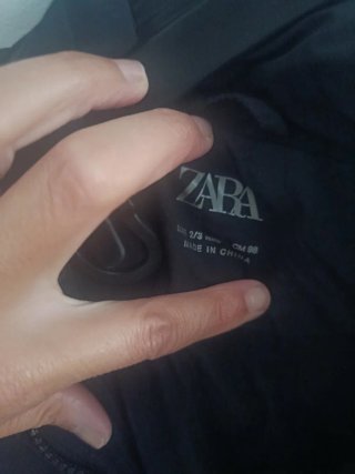 Chaleco acolchado Zara negro