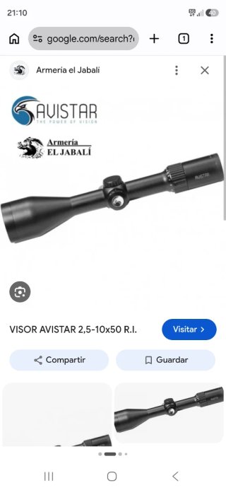 Visor Avistar 2.5-10x50 R.I.
