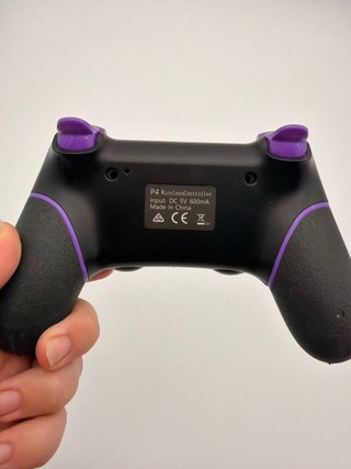 Controller PS4 Compatibile Design Fulmine Viola Nuovo