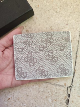 Cartera Tarjetero Guess Beige/Gris