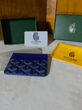Portacarte Goyard Blu/Multicolor