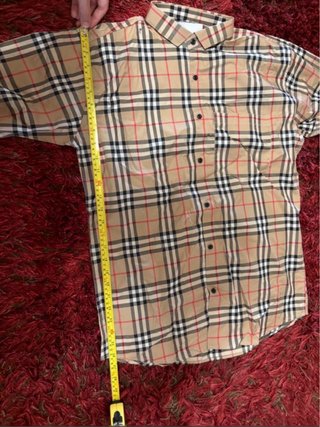 Camicia Burberry a maniche lunghe, Taglia M, Nuova
