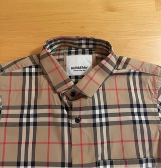 Camicia Burberry a maniche lunghe, Taglia M, Nuova