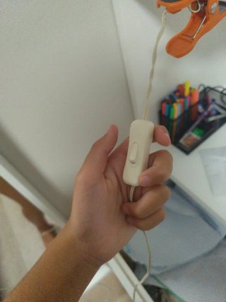 Lámpara de estudio flexible naranja