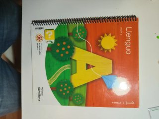 Libro de lengua de Primero de Primaria