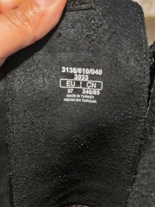 Botas Zara Piel Plataforma Talla 37