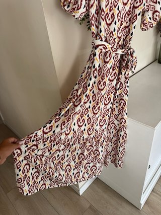 Vestido Cortefiel estampado largo