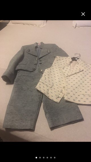 Traje fallero Torrenti niño gris T/10