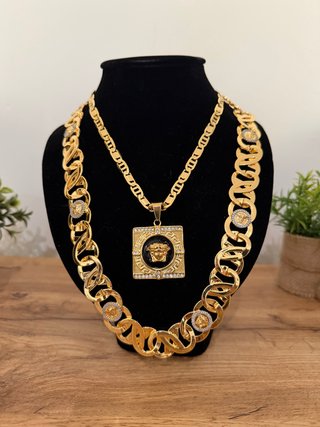 Cadena Versace XL Oro 18k Laminada