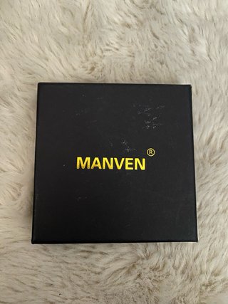 Pulsera trenzada negra con cierre magnético
