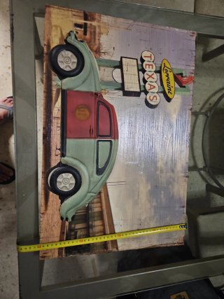 Cuadro Coche 3D Texas Lorraine