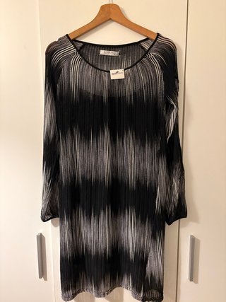 Vestido Blanco Talla S con etiqueta.