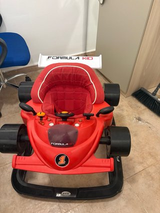 Andador Coche Formula Kid Rojo