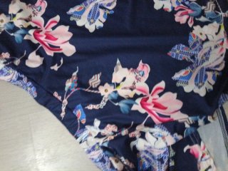 Blusa hombros descubiertos floral