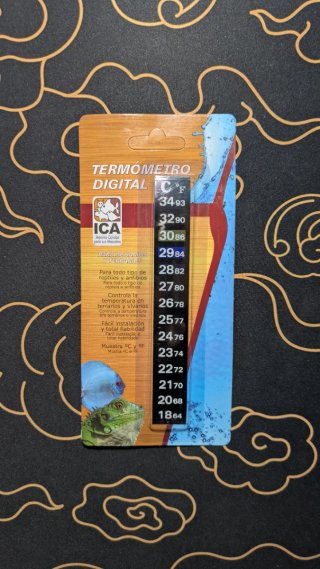 Termómetro digital para acuarios y terrarios