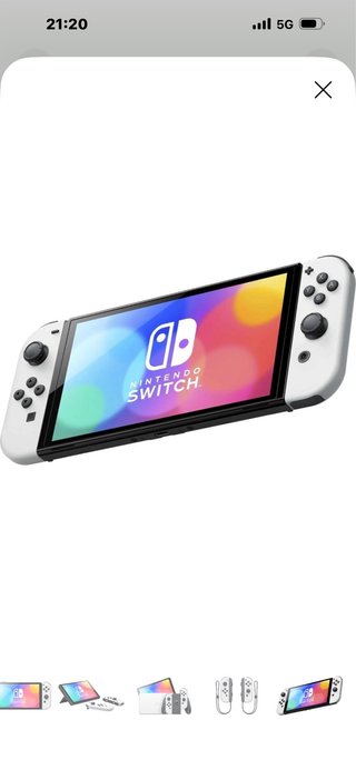 Nintendo Switch OLED Blanca