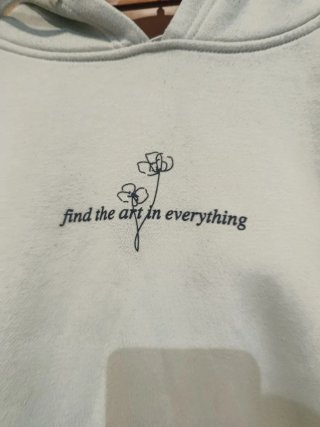 Sudadera con estampado floral