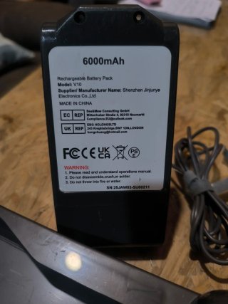 Batería Dyson V10 6000m +cargador y Accesorios
