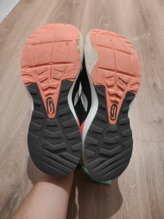 Zapatillas deportivas niño Kalenji negras y rosas