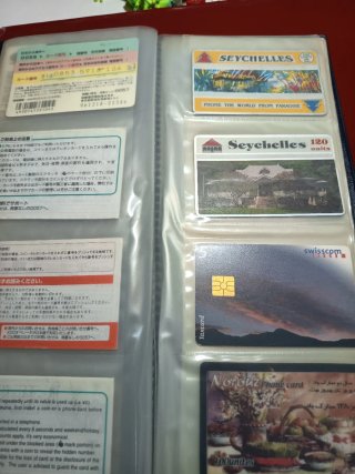 Tarjetas de teléfono antiguas