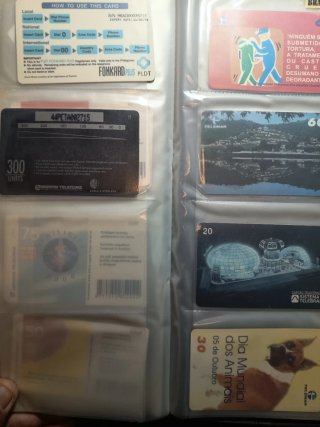 Tarjetas de teléfono antiguas