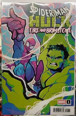 Spider-Man Hulk Fire And Brimstone #1 comic USA