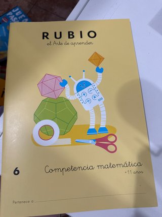 Competencia matemática RUBIO 6