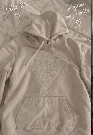 Sudadera Guess Talla XS Beige