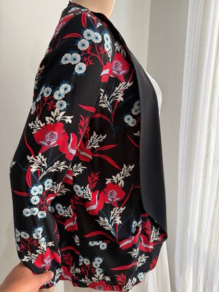 Blazer estampado floral